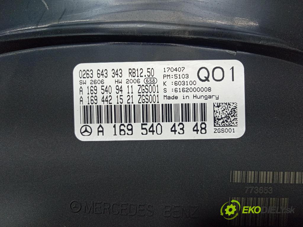 Mercedes-benz 200 2007 Přístrojová deska A1695404348