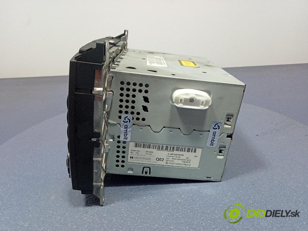 Mercedes-benz 200 2007 Radio I Navigácia: A1698209989