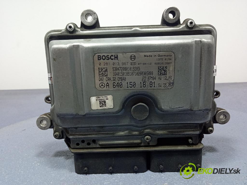 Mercedes-benz 200 2007 riadiaca jednotka Motor: A6401501891