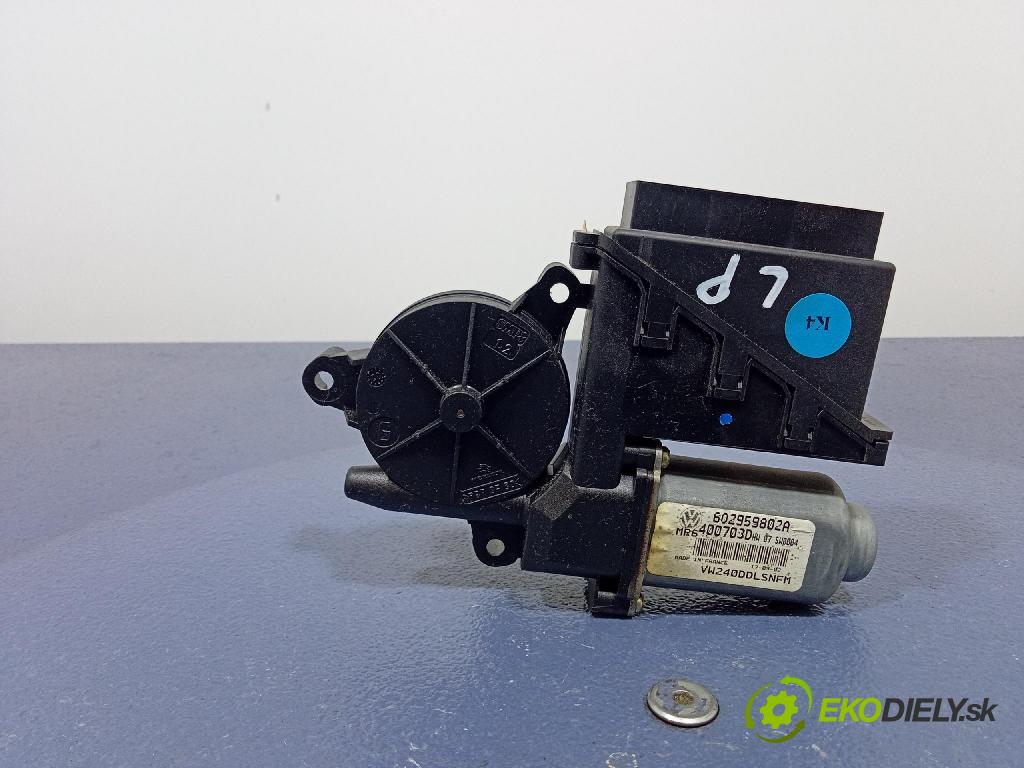 Volkswagen Polo 2002 mechanismus stahování Sklenka: před Levý: 602959802A