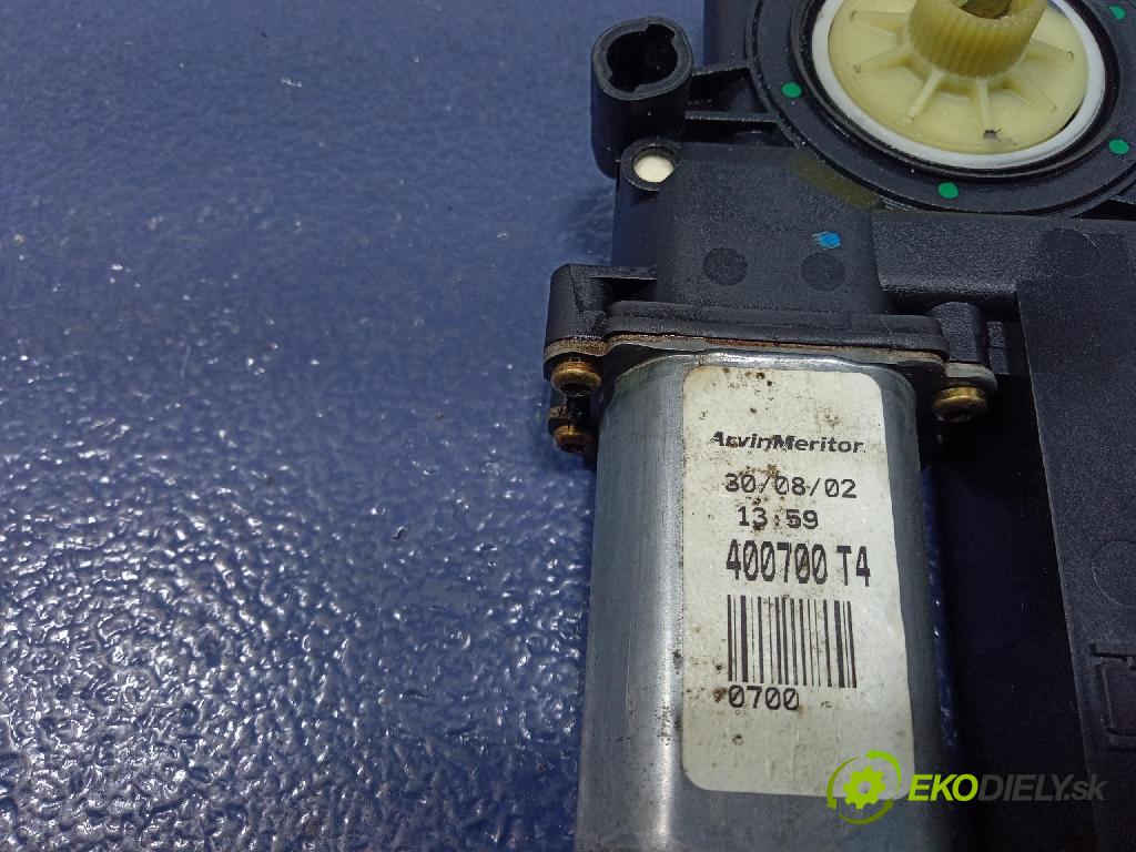 Volkswagen Polo 2002 mechanismus stahování Sklenka: před v pravo: 602959801A
