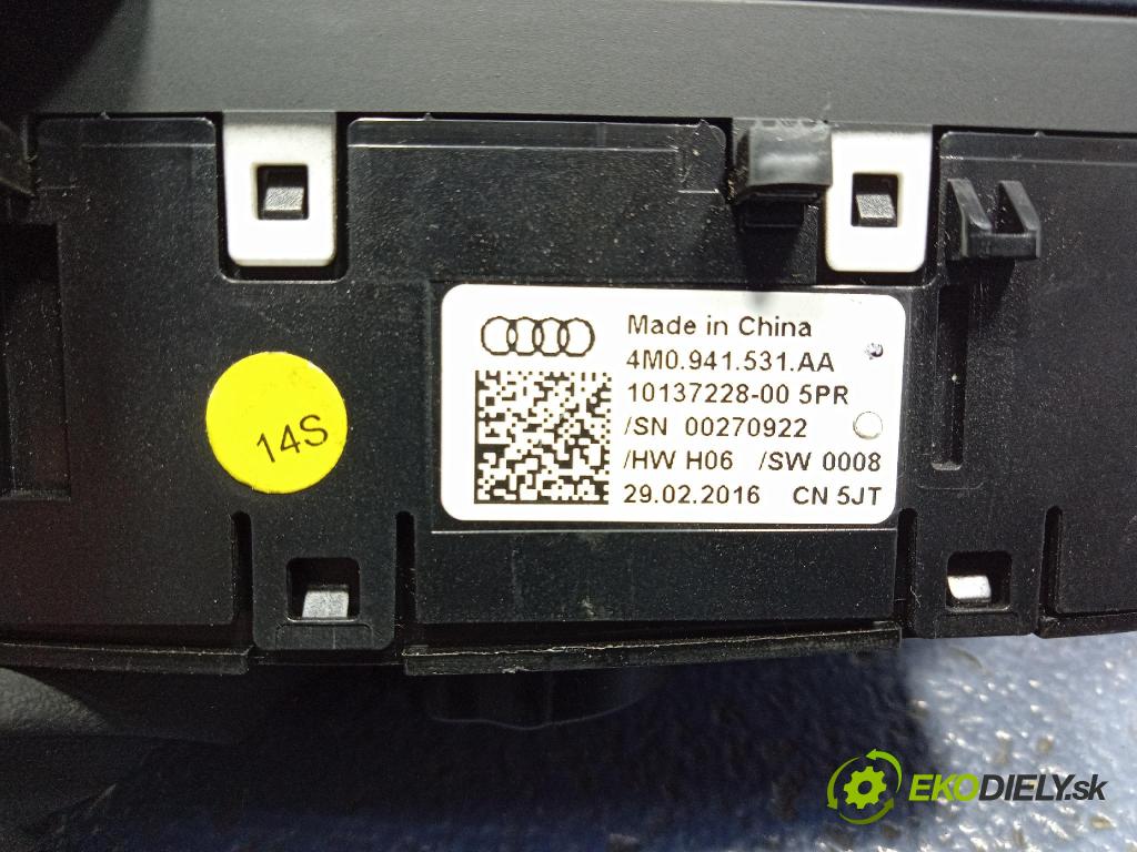 Audi A4 2016 Přepínač Světel: 4M0941531AA