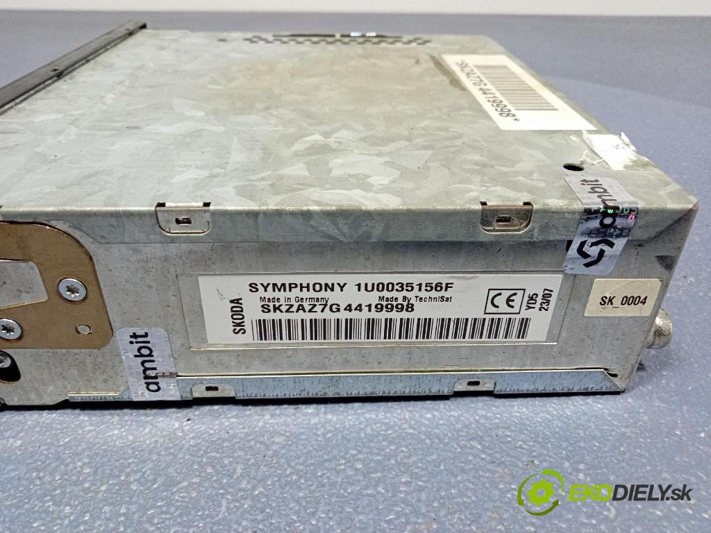 Skoda Superb 2007 Radio I Navigácia: 1U0035156F