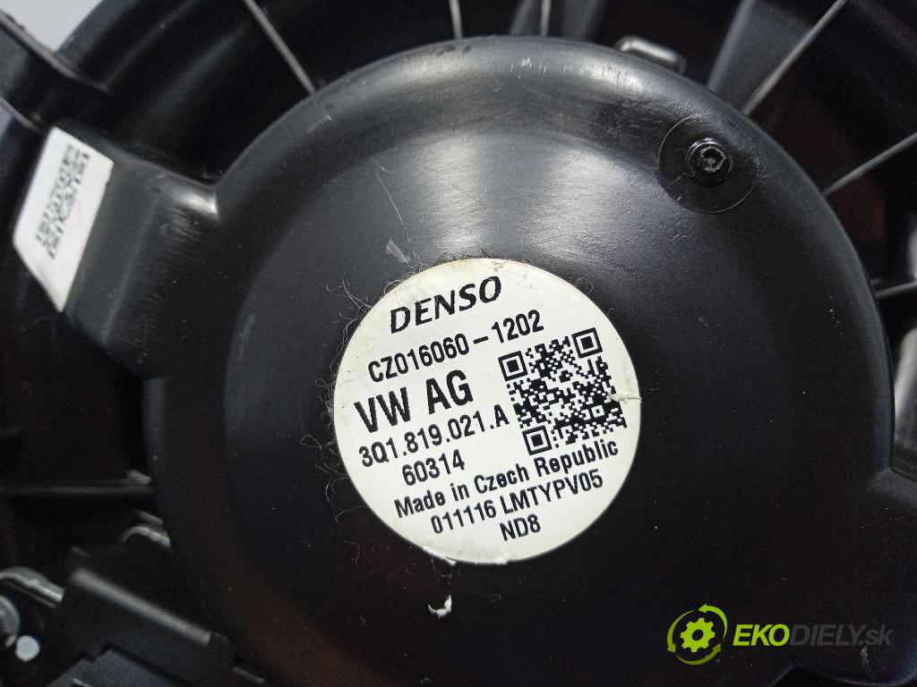Skoda Superb 2016 ventilátor Vzduch: 3Q1819021A