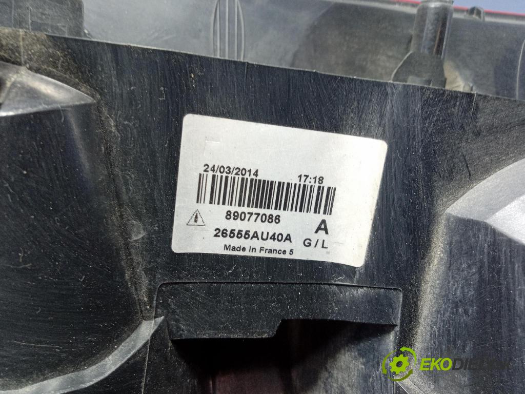 Nissan Primera 2005 světlo Zad: levá Mimo: 26555AU40A