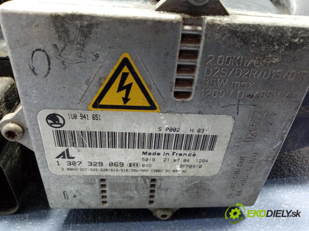 Skoda Octavia 2002 světlo Levý: 1U1941015G