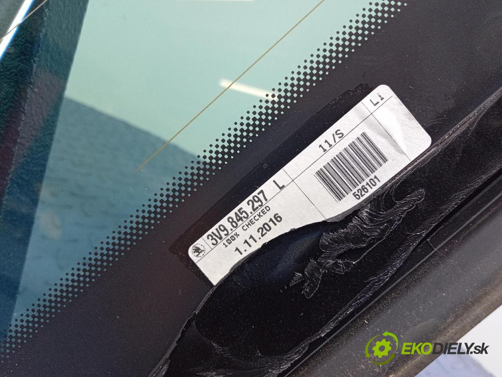 Skoda Superb 2016 sklo Karosérie: Zad: 3V9845297L