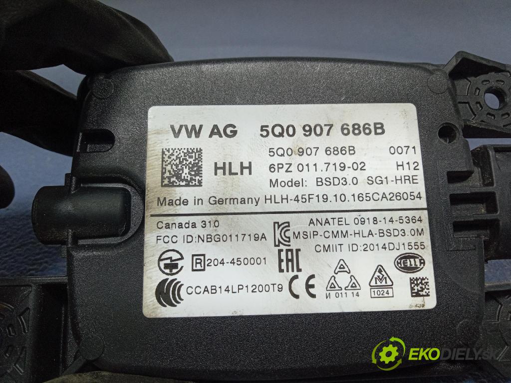 Skoda Superb 2016 Radar: 5Q0907686B