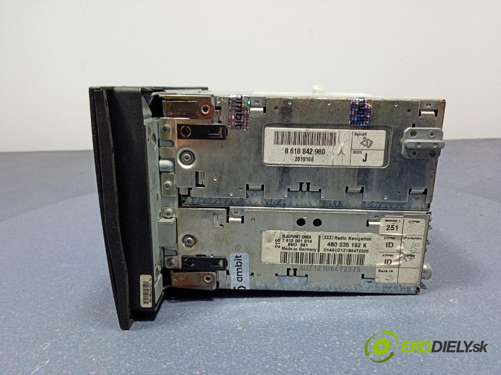 Audi A6 2002 Radio I Navigácia: 4B0035192K