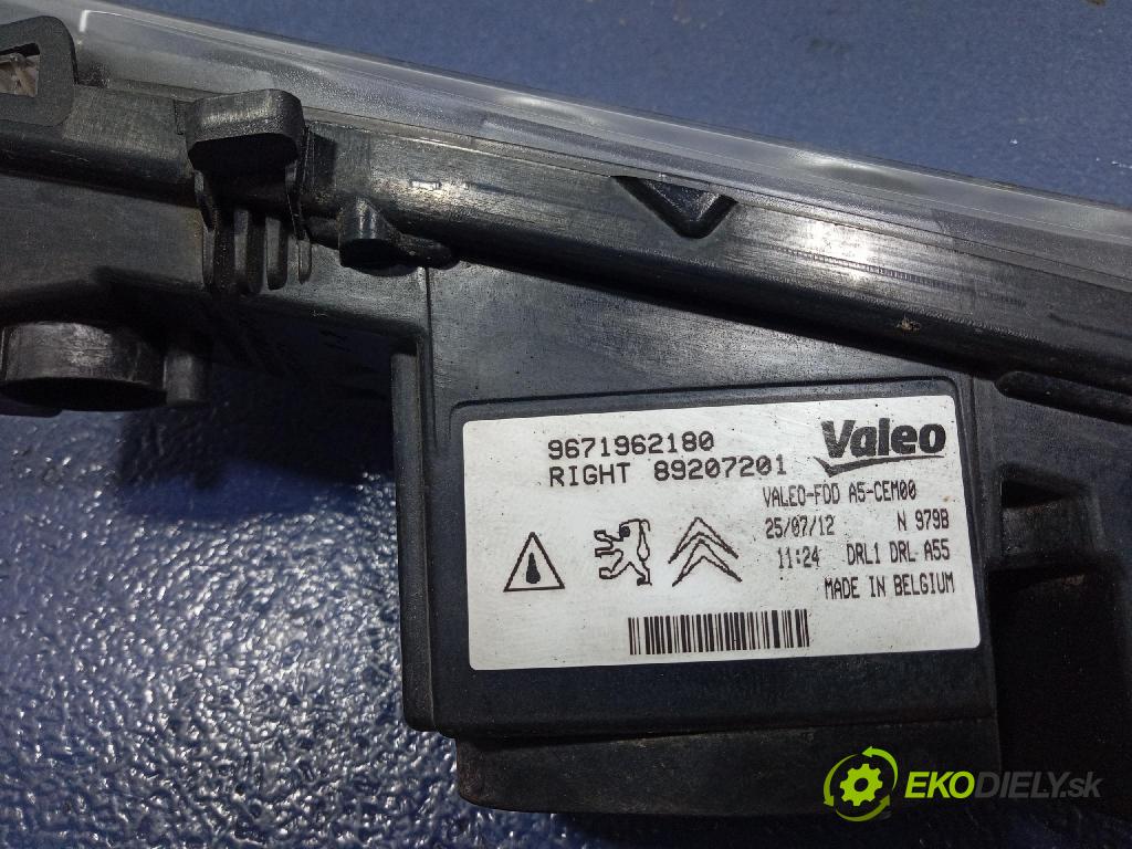 Citroen Ds3 2012 Halogen v pravo: 9671962180