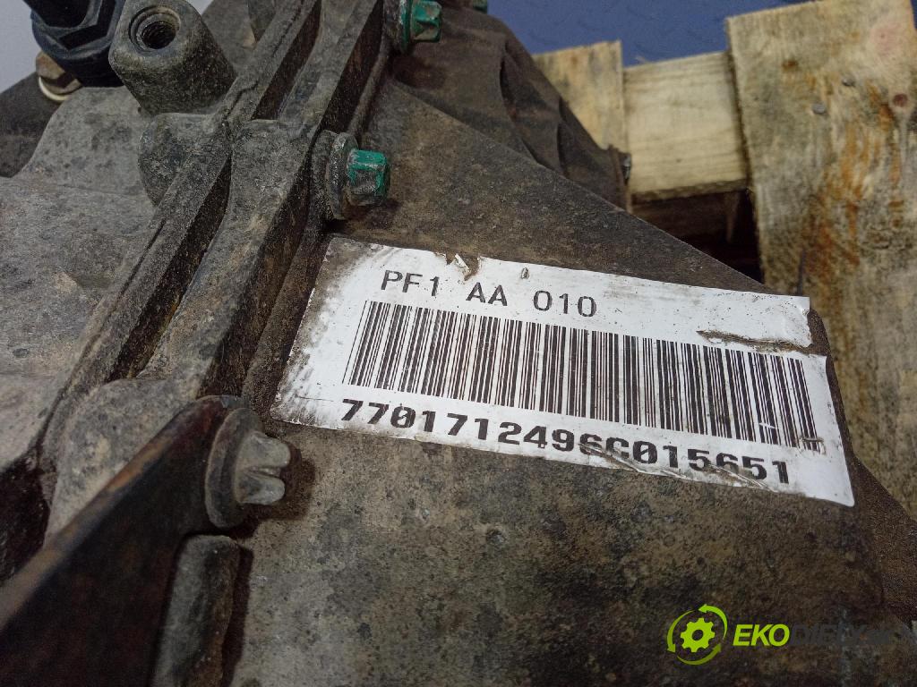 Renault Master 2001 převodovka Ozubené kola: Manualna PF1 PF1AA010