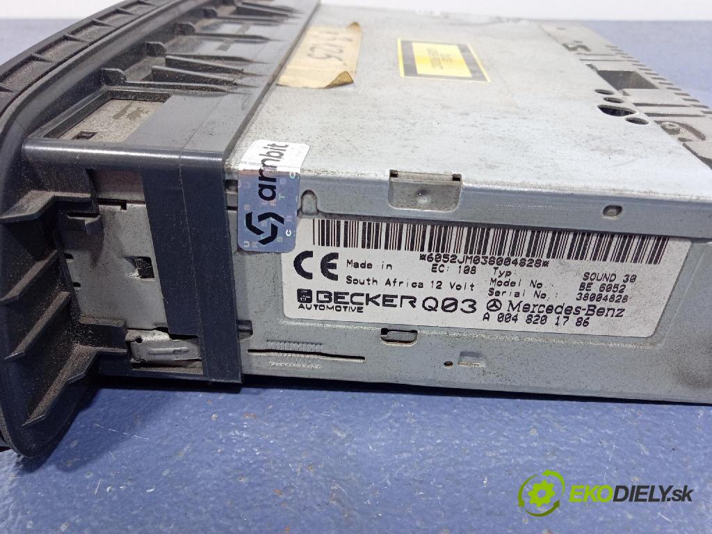 Mercedes Sprinter 2003 Radio I Navigácia: A0048201786