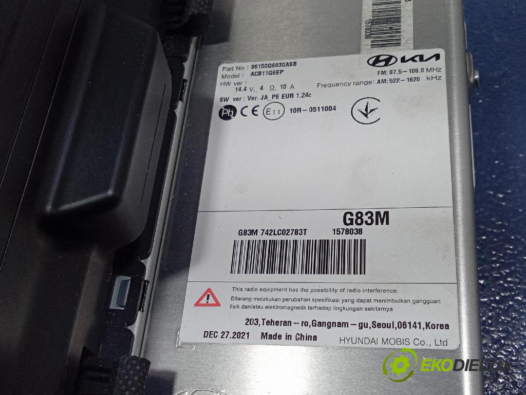 Kia Picanto 2022 Radio I Navigácia: 96150G6830ASB