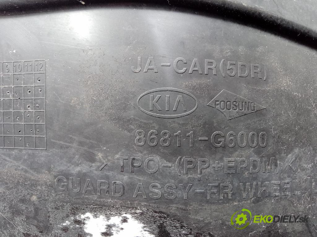 Kia Picanto 2022 blatník: Plastický před 86813-G6000