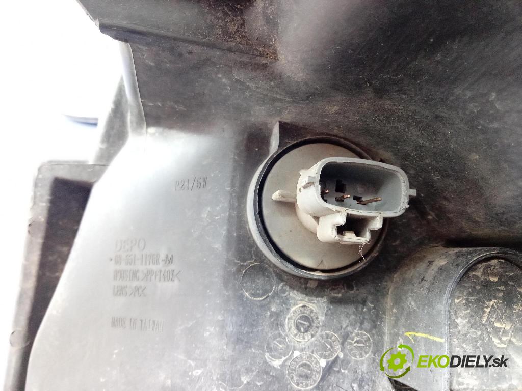 Renault Kangoo 2009 světlo v pravo: 08-551-1176R