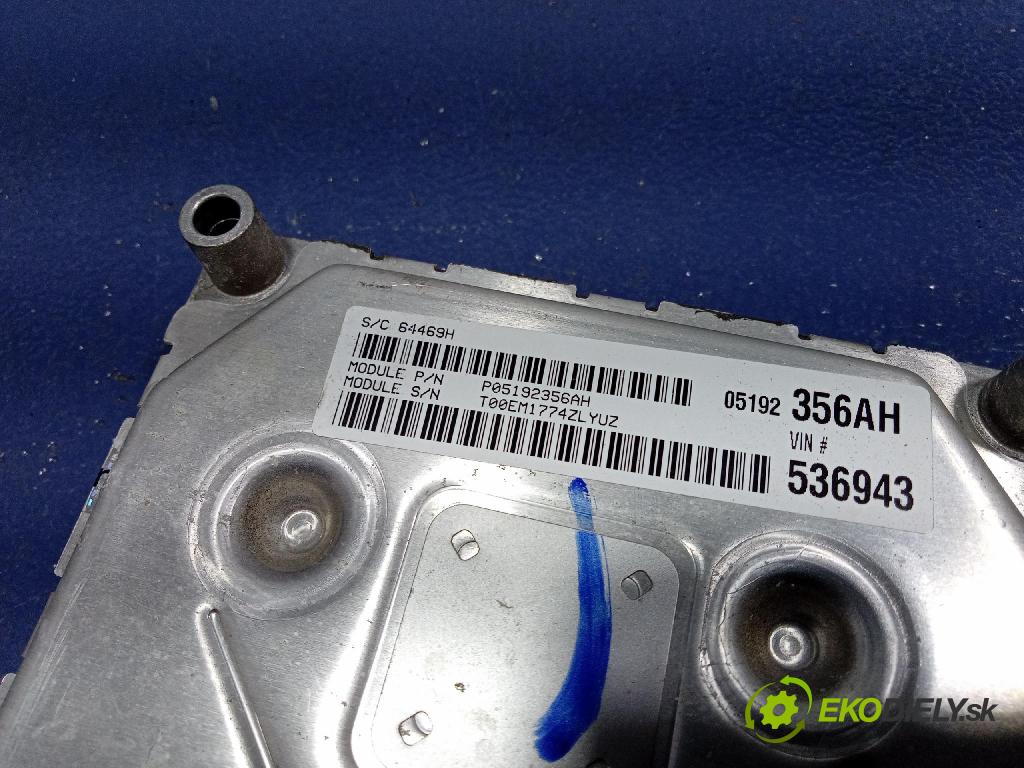 Fiat 500e 2015 riadiaca jednotka Motor: P05192356AH