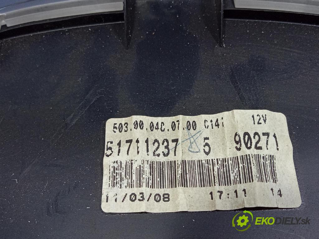 Fiat Panda 2008 Přístrojová deska 51711237