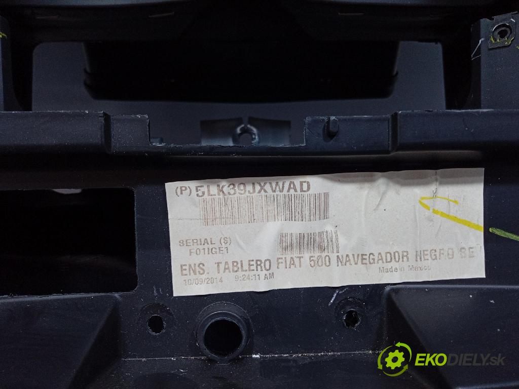 Fiat 500e 2015 kokpit,přistrojova deska 5LK39JXWAD