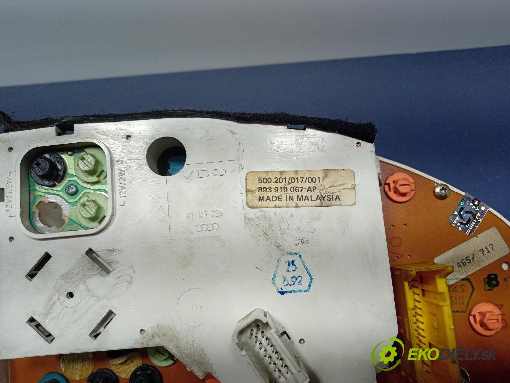 Audi 80 1992 Přístrojová deska 893919067AP