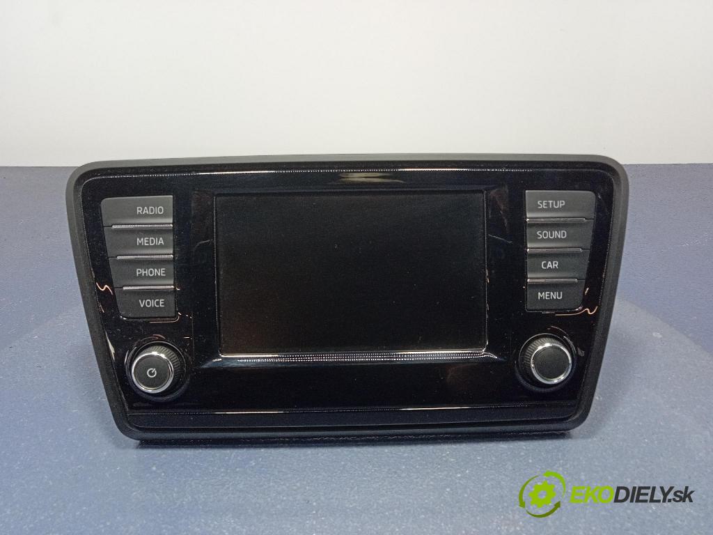 Skoda Octavia 2016 displej Radio / GPS 5E0919605H