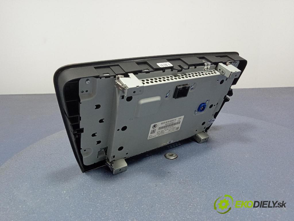 Skoda Octavia 2016 displej Radio / GPS 5E0919605H