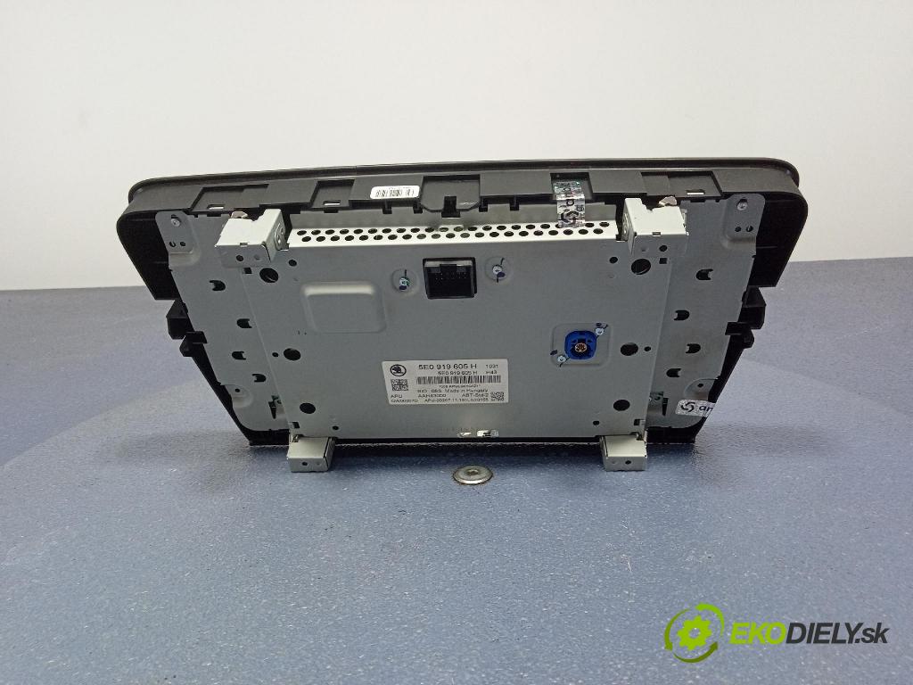 Skoda Octavia 2016 displej Radio / GPS 5E0919605H