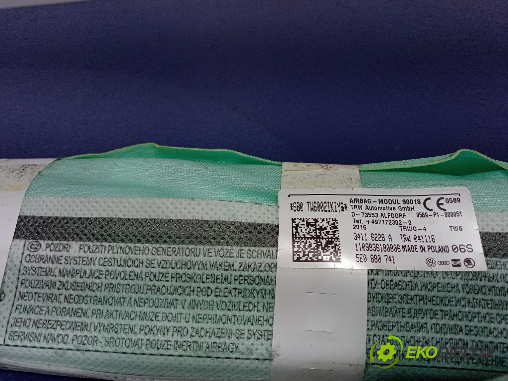 Skoda Octavia 2016 Airbag: clona x 5E0880741