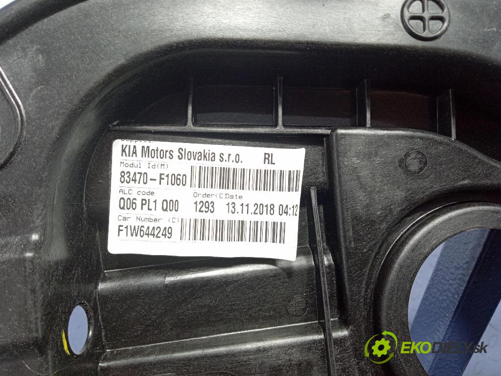 Kia Sportage 2018 mechanismus stahování Sklenka: Zad: Levý: 83470-F1060