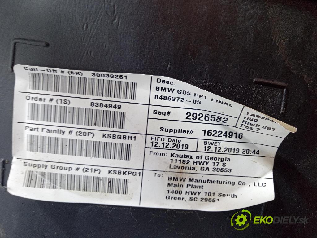 Bmw X6 2019 Nádrž: Paliva: 16224910