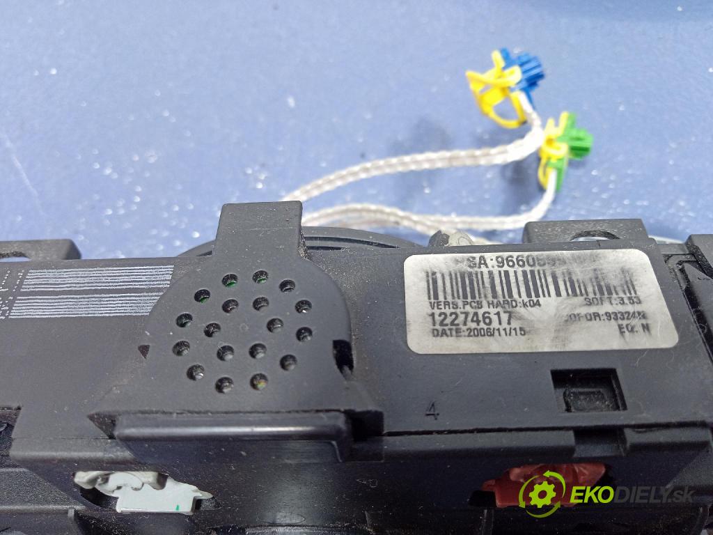 Citroen C8 2007 prepínač Komplex: 96605599xt