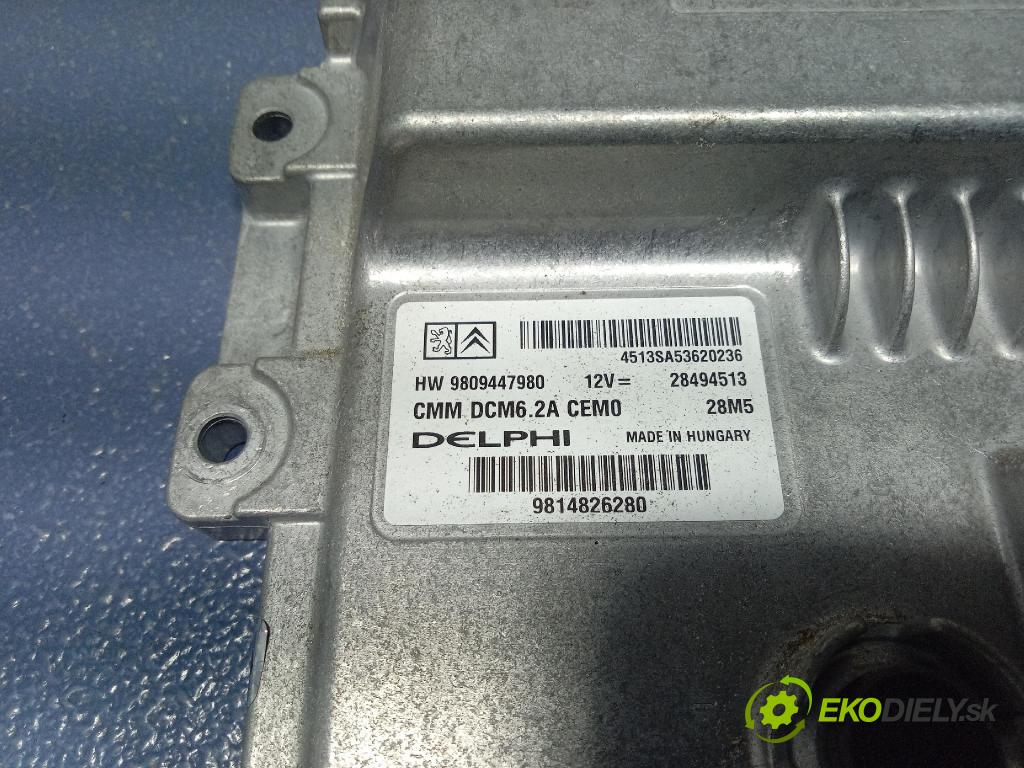 Citroen C4 2016 řídící jednotka Motor: 9809447980