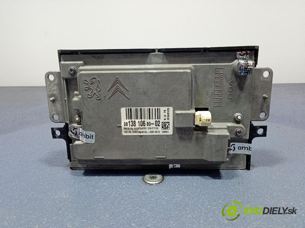 Citroen C4 2016 displej Radio / GPS 9813810680