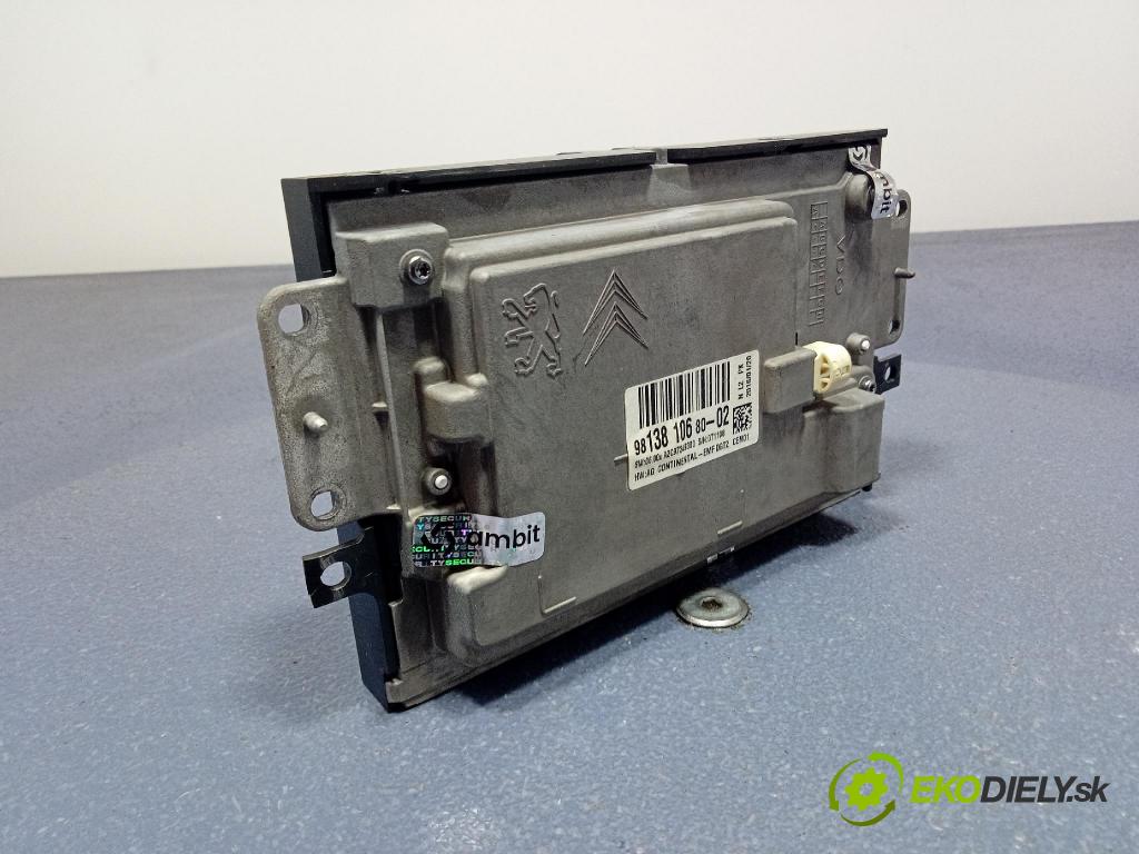 Citroen C4 2016 displej Radio / GPS 9813810680
