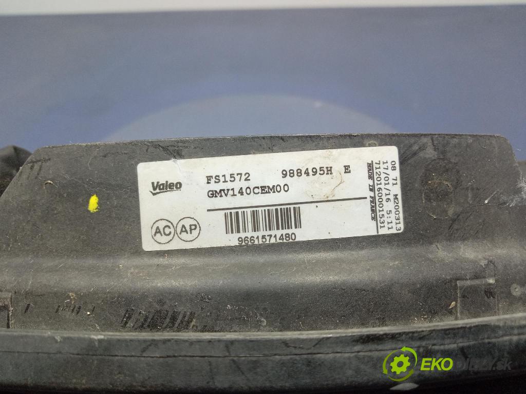 Citroen C4 2016 ventilátor Chladič: 1049874716T