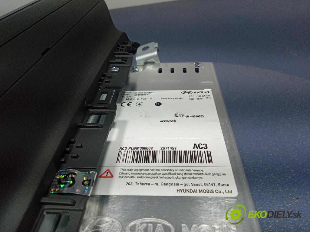 Hyundai I30 2022 Radio I Navigácia: 96150G4320