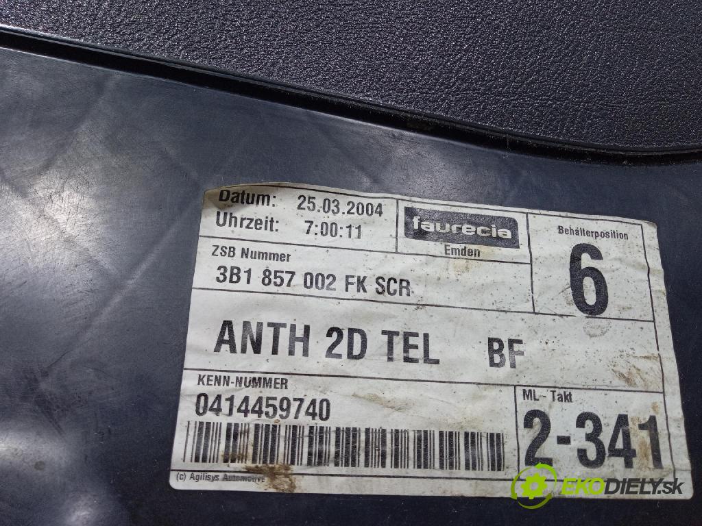 Volkswagen Passat 2004 kastlík 3B1857101