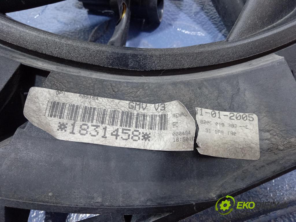 Renault Trafic 2005 ventilátor Chladič: 8200019383