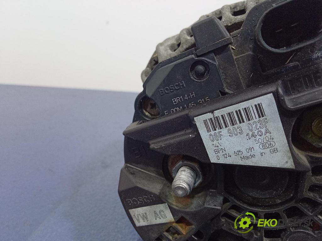 Vw Touran 2005 Alternator 06F903023F
