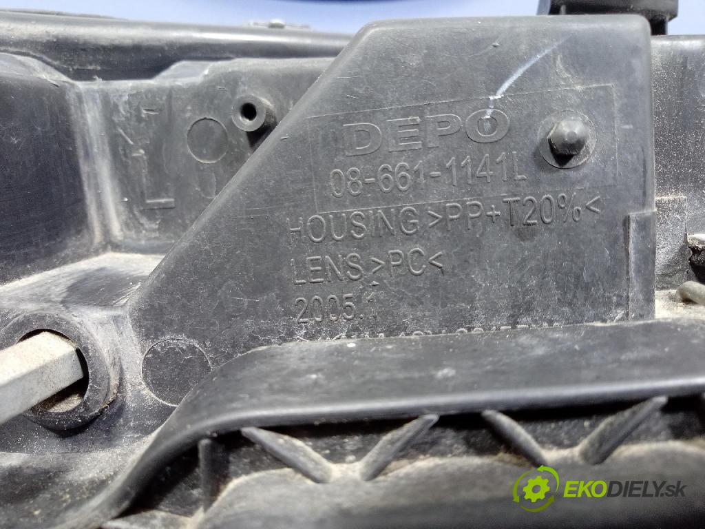 Fiat Panda 2003 světlo Levý: 661-1141L