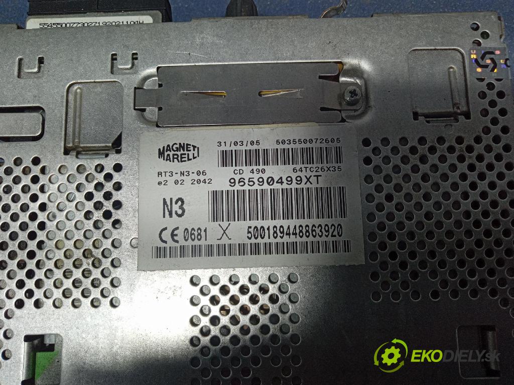Peugeot 307 2005 Radio I Navigace: 96590499XT