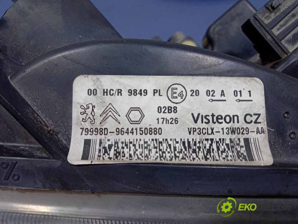 Citroen Berlingo 2008 světlo v pravo: 9644150880