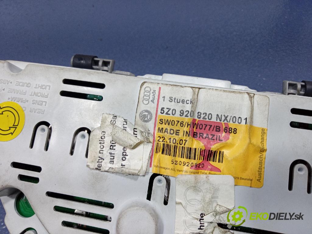 Vw Fox 2006 prístrojovka/ budíky 5Z0920820NX