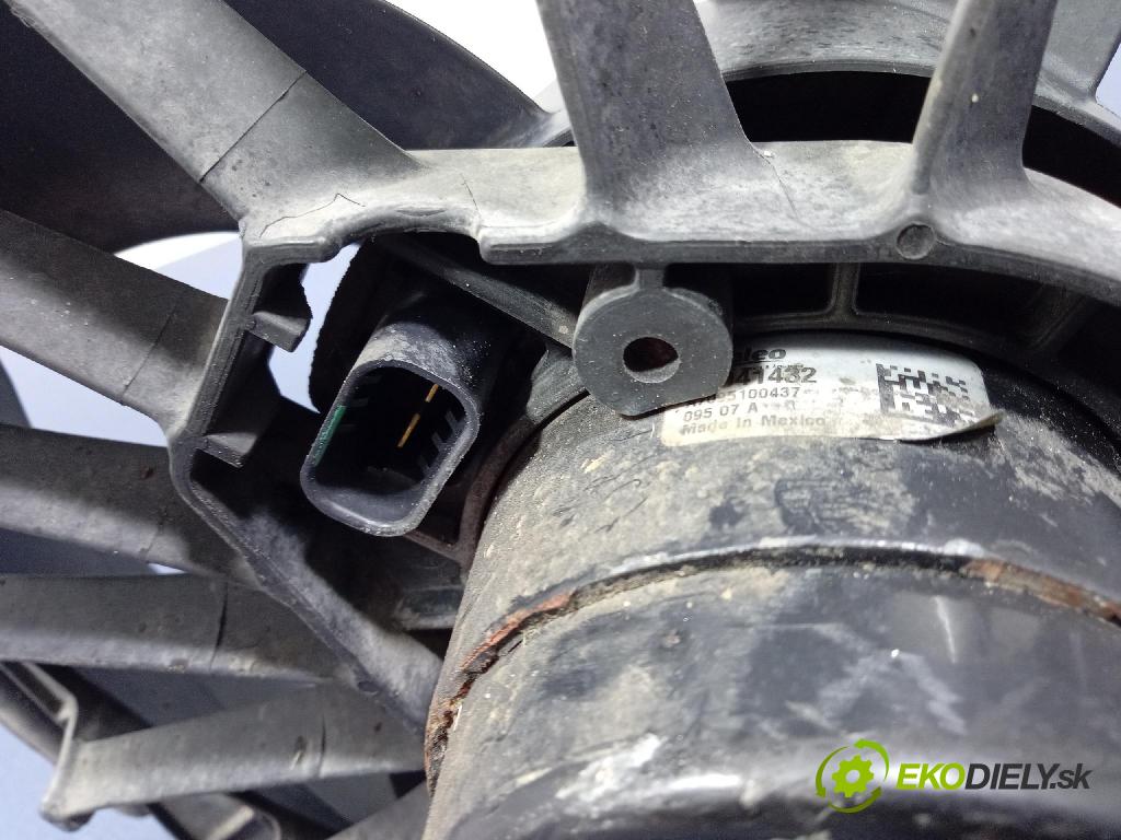 Jeep Compass 2007 ventilátor Chladič: 1115108VE