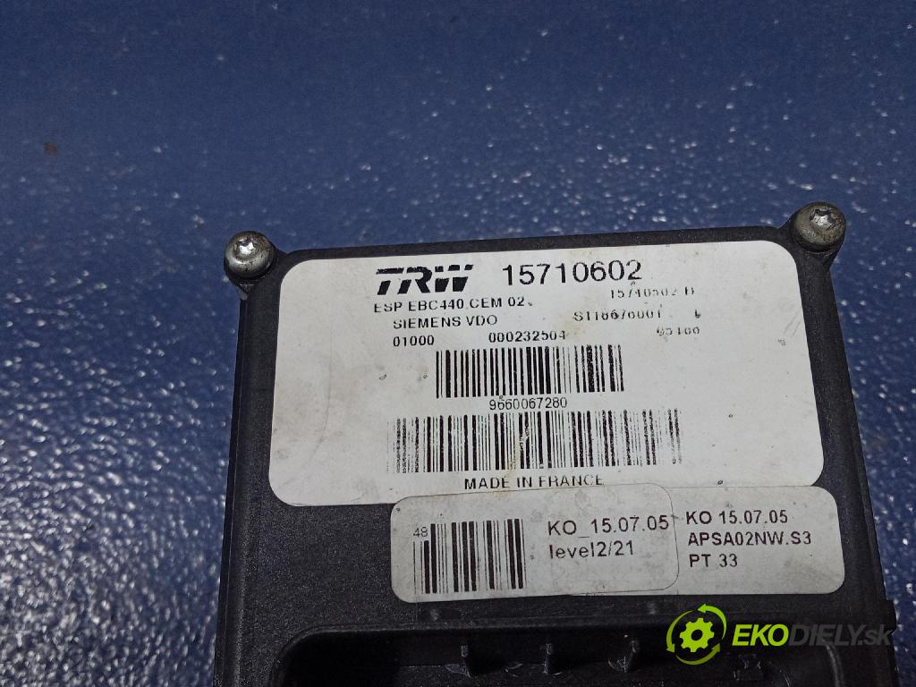 Peugeot 407 2005 čerpadlo ABS x 9660067280