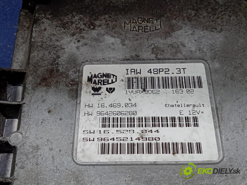 Peugeot 206 2002 řídící jednotka Motor: 9645214980