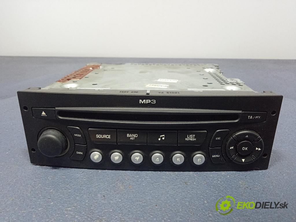 Citroen C3 2007 Radio I Navigace: 96643698XT