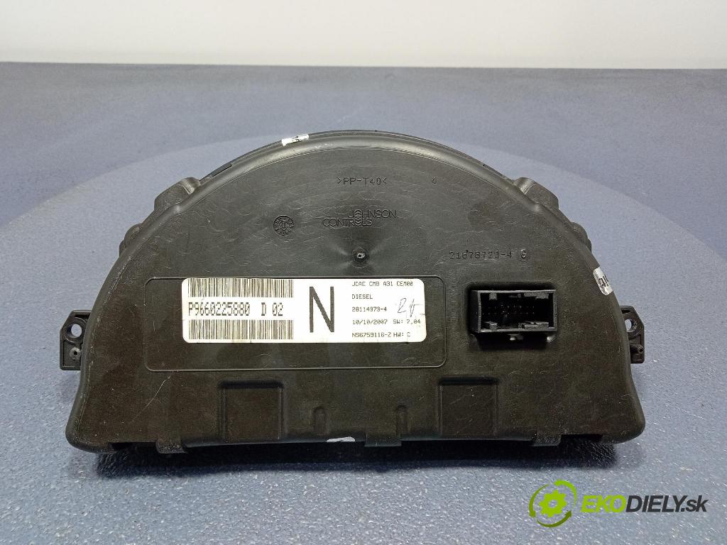 Citroen C3 2007 Přístrojová deska 9660225880