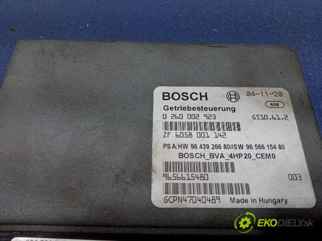 Peugeot 407 2005 řídící jednotka Truhly: Ozubené kola: 9656615480