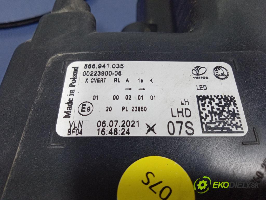 Skoda Kodiaq 0 světlo Levý: 566941035