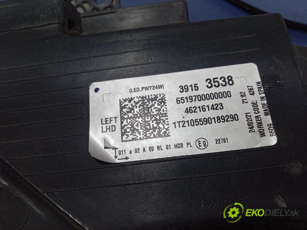 Opel Crossland 0 světlo Levý: 39153538
